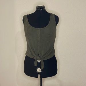 NWT Express Dark Green Top
